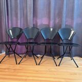 Set of four Sebastian chairs designed by Niels Gammelgaard, Ikea, Sweden, 1