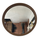 Vintage round mirror from the 70s