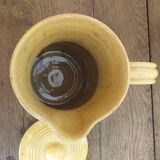Pitcher in glazed earth Honey N°2 with lid