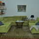 Green corduroy modular sofa from the 70s, 7 pieces