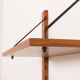 Mid century modern teak  upcycled shelving unit