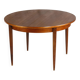 Vintage Scandinavian round teak table, 1960