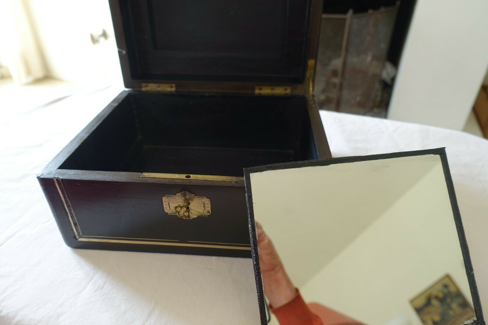 sewing box XIX Boulle Napoleon 3, toilet box