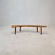 Wooden Tree Trunk Bench, France 1960s