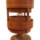 Hans Agne Jakobsson, Wooden table lamp, for AB Ellysett, Original and Signed!