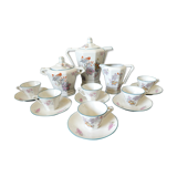 Drb Limoges porcelain art deco coffee service