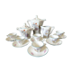 Drb Limoges porcelain art deco coffee service
