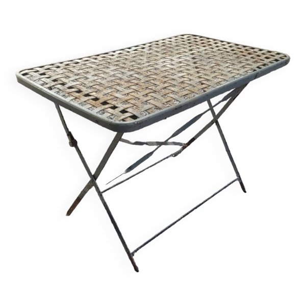 Ancienne table de jardin pliante