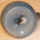 Fat Lava ceramic blue wine and water pitcher