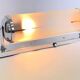 Chrome Bauhaus flush mount/ceiling light or Wall Lamp, 1940s - Czechoslovakia