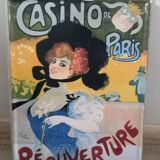 Advertising plate