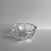Octagonal glass cup D: 11,5cm