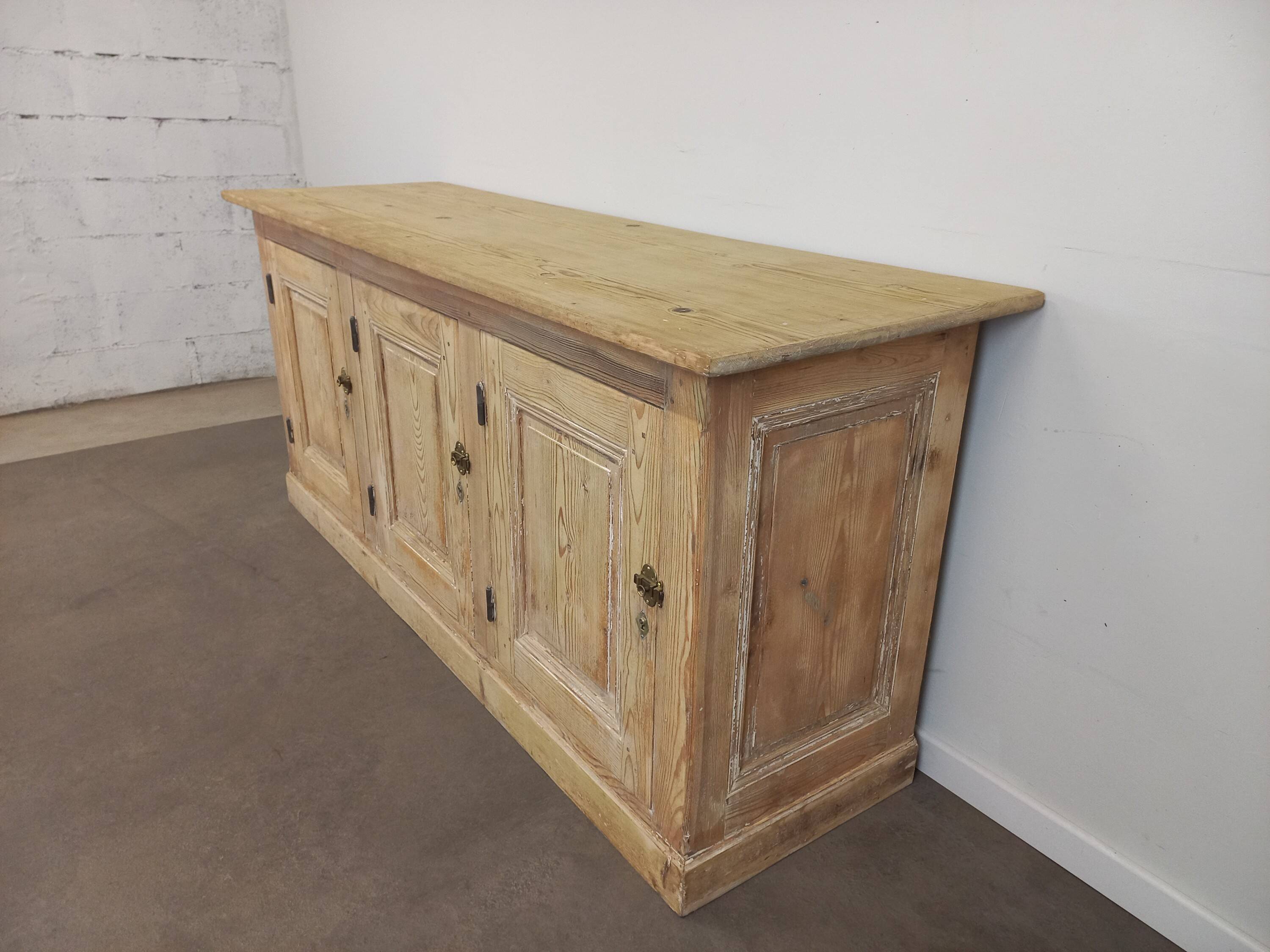 Rustic 3-door sideboard