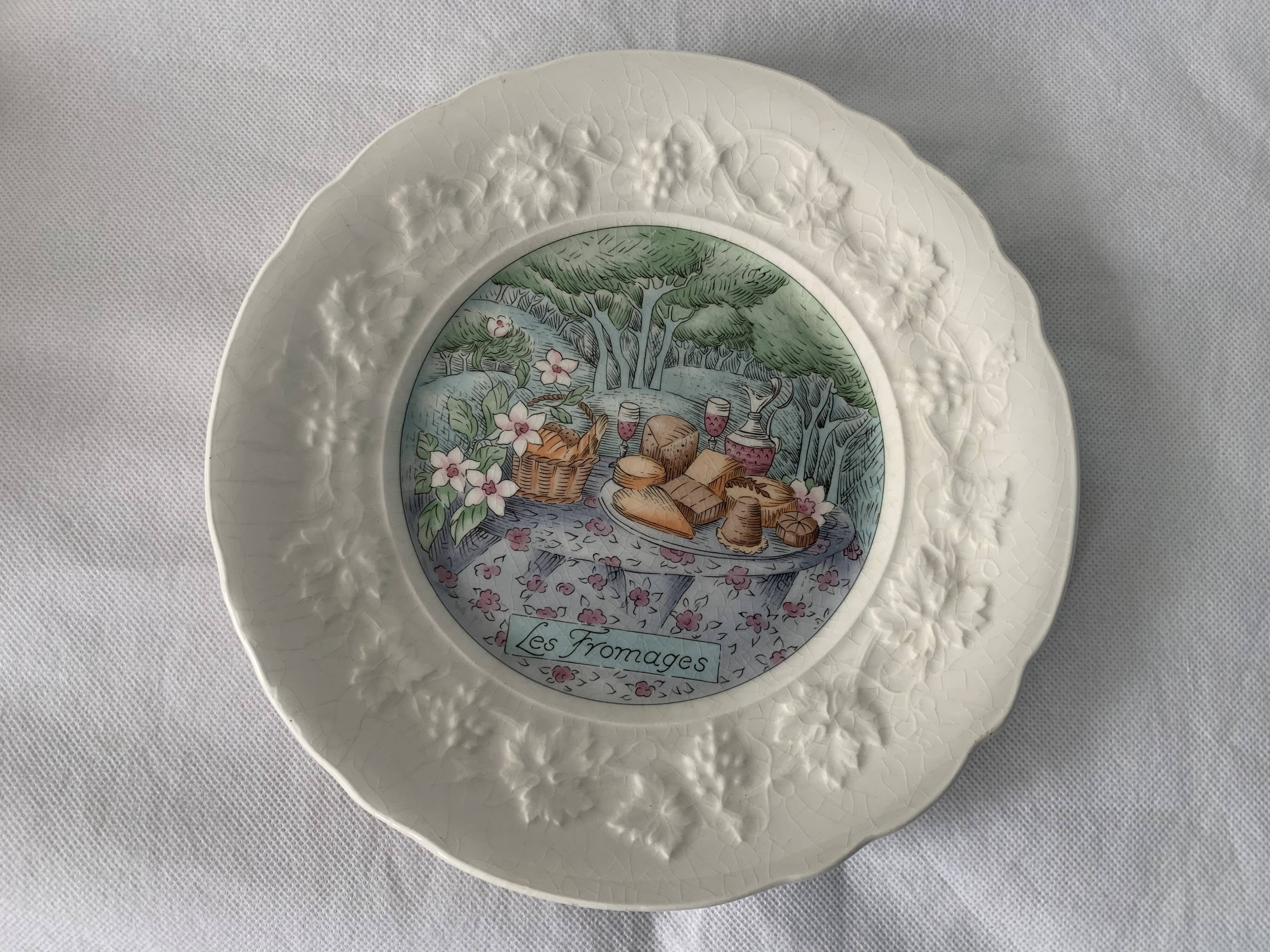 5 Gien Cheese Plates Marie-Pierre Boitard Flavours