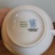 Large vintage Limoges France Giraud porcelain cup with blue flower pattern