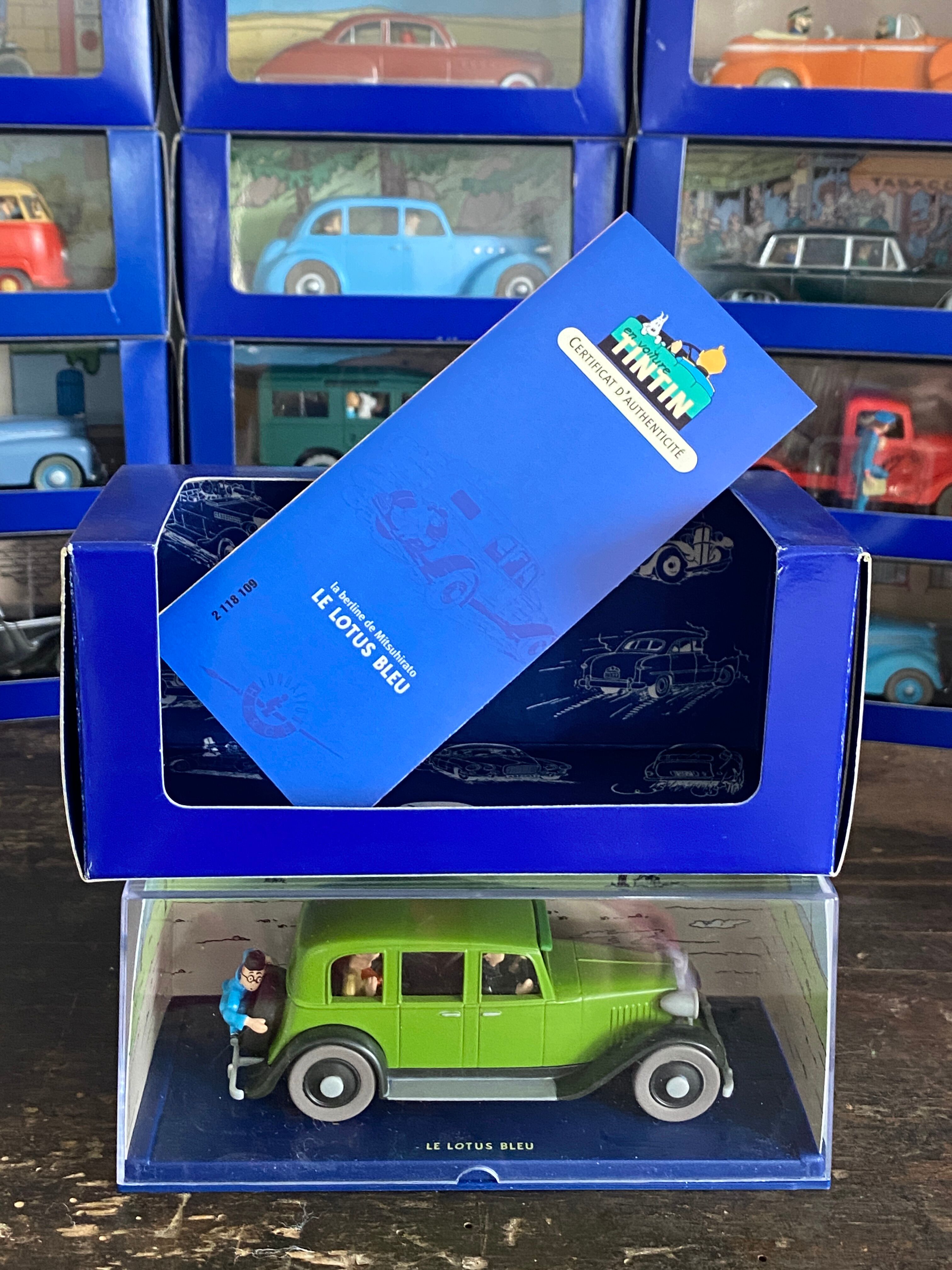 Classic cars "en voiture tintin" atlas edition