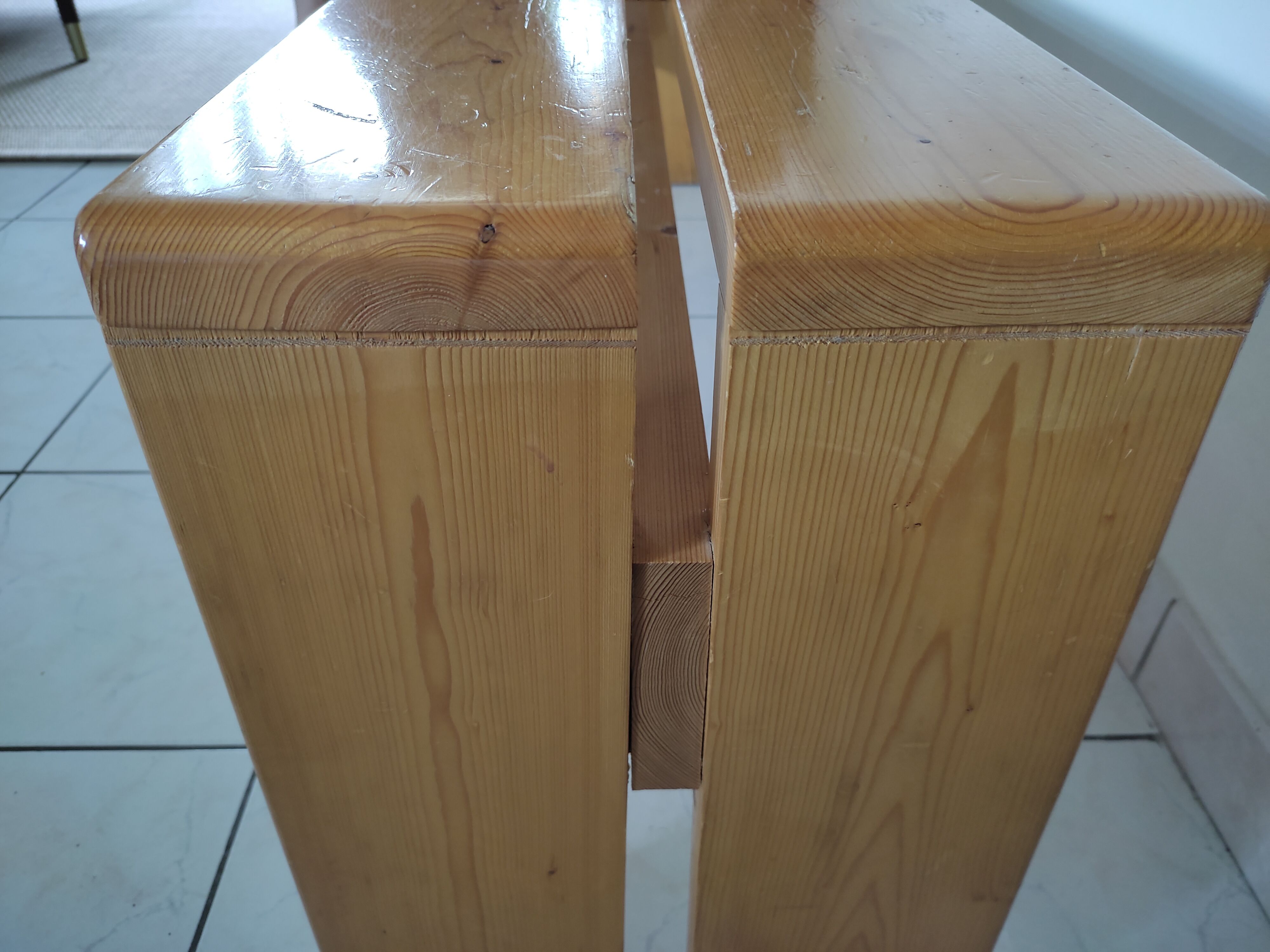 Charlotte Perriand bench for Les Arcs 1960