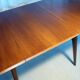 Scandinavian extendable rectangular table