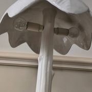 Ceramic palm lamp