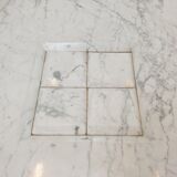 Italian Carrara Marble Coffee Table, 1990's