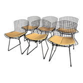 6 chaises 420 Harry Bertoia pour Knoll International, années 1970
