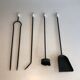 Necessary black and white lacquered lighter