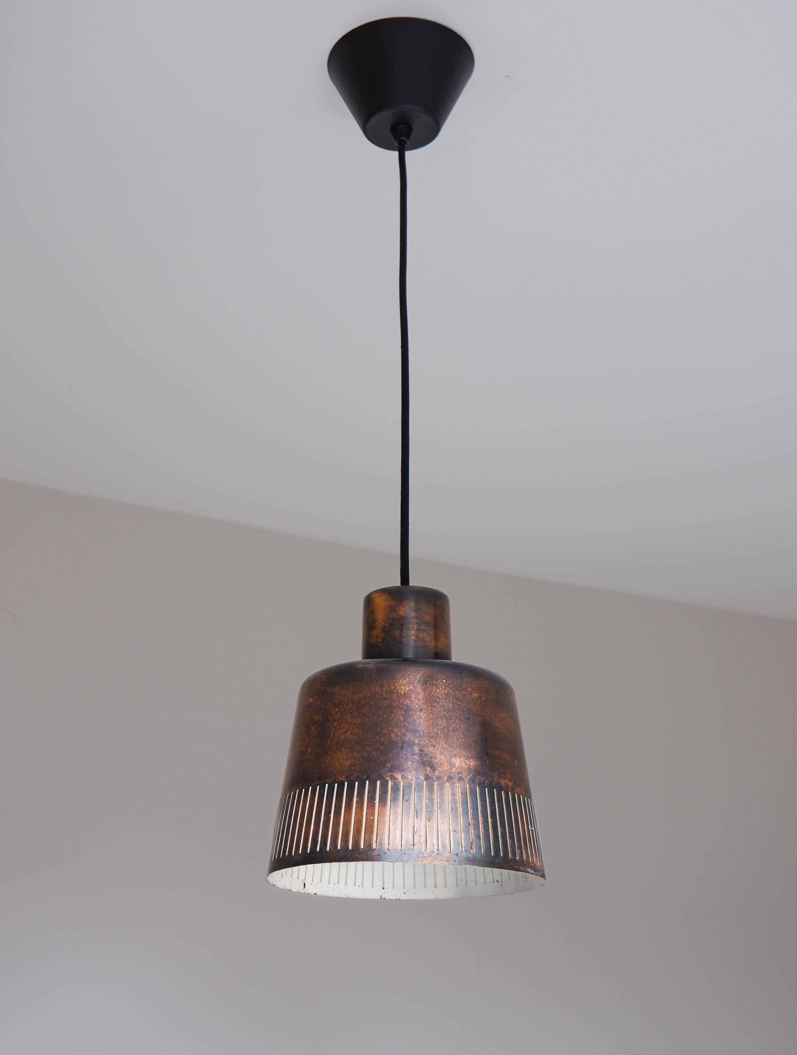 Hans Bergström, pendant copper light edited by Atelje Lyktan