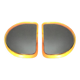 Pair of illuminated wall mirrors, 60s/70s