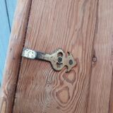 Very large antique wooden shelf/pot rack