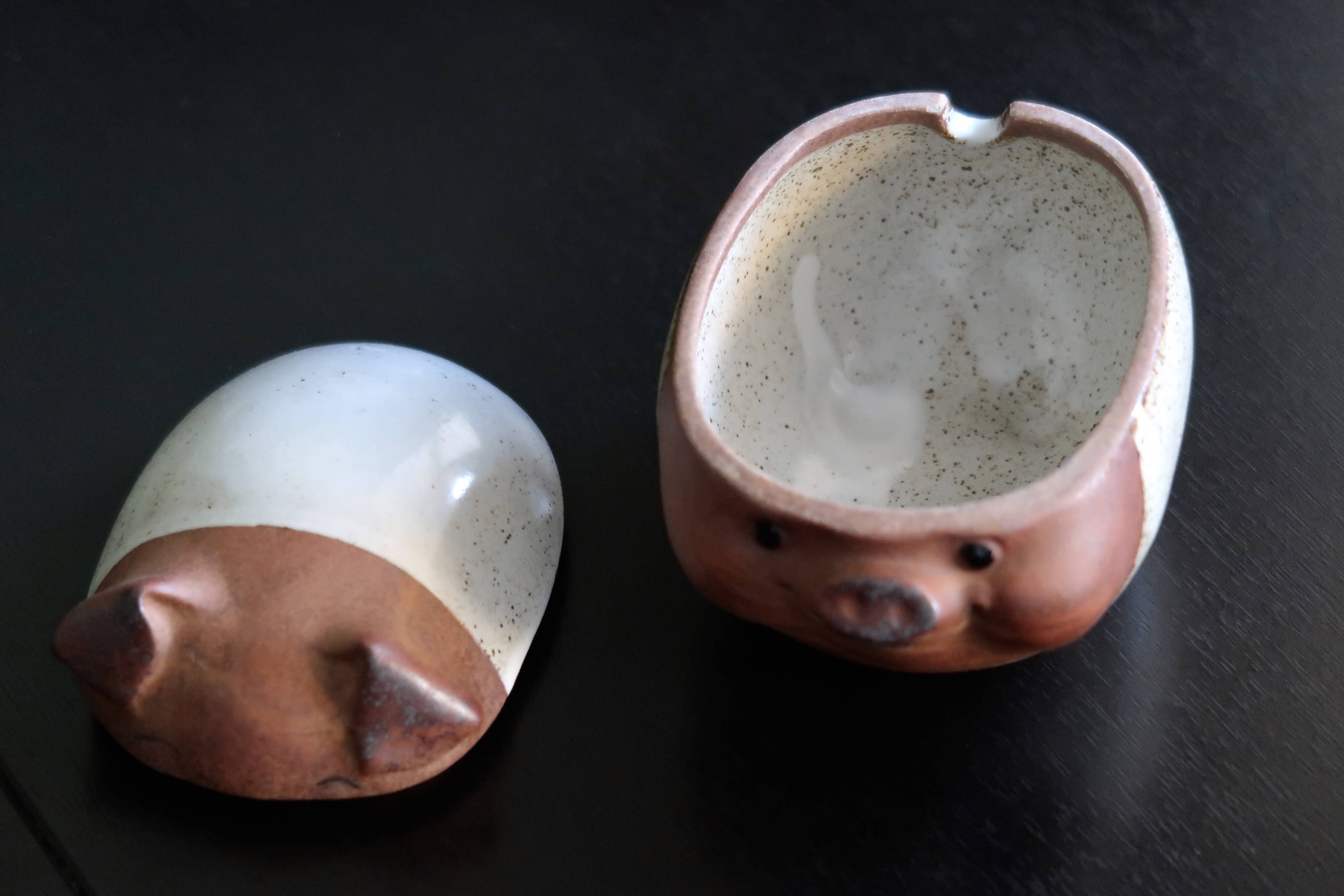 Ceramic "pig" sugar bowl by Ibuki, 1960s