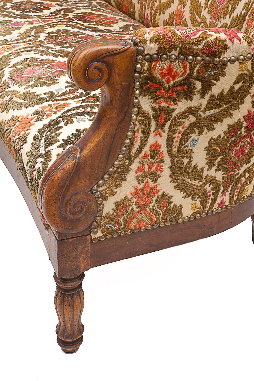 Walnut loveseat, 1930