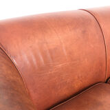 Vintage leather 3 seater sofa