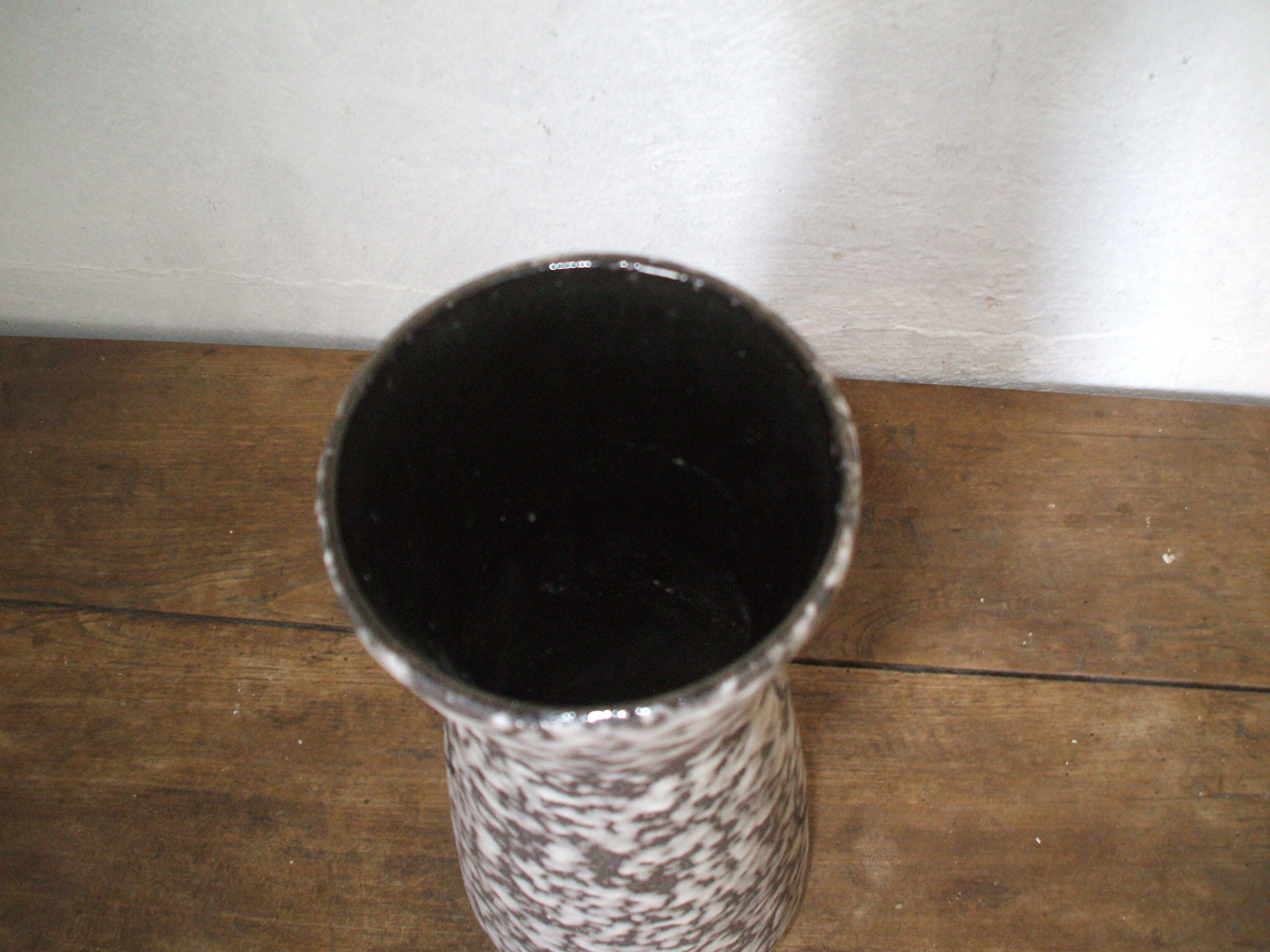 Vase ceramic west germany, floral decoration