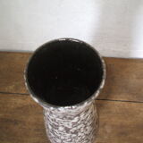 Vase ceramic west germany, floral decoration