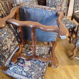 6 Louis XIII chairs with Aubusson tapestry