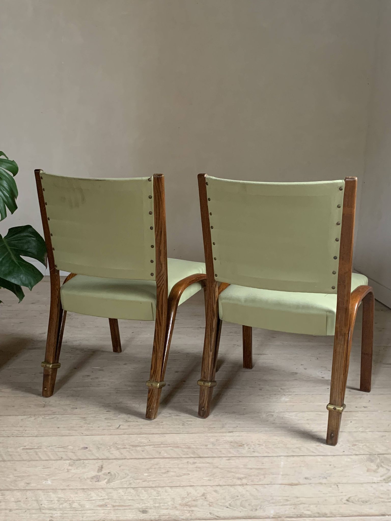 Steiner vintage bow wood chairs