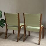 Chaises vintage bow wood Steiner
