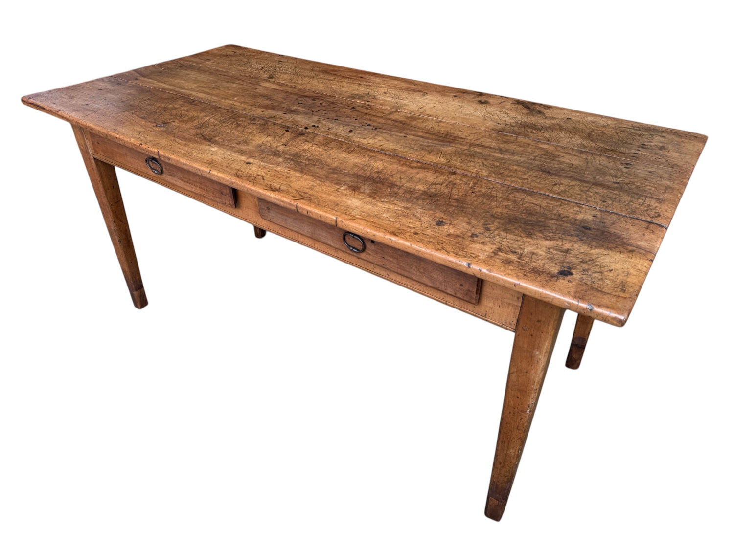 Table de ferme en cerisier, France XIXème s.