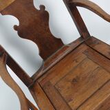 Fauteuil en chêne anglais 18ème siècle
