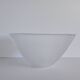 Glass bowl Trigona for Holmegaard, Denmark 1980s