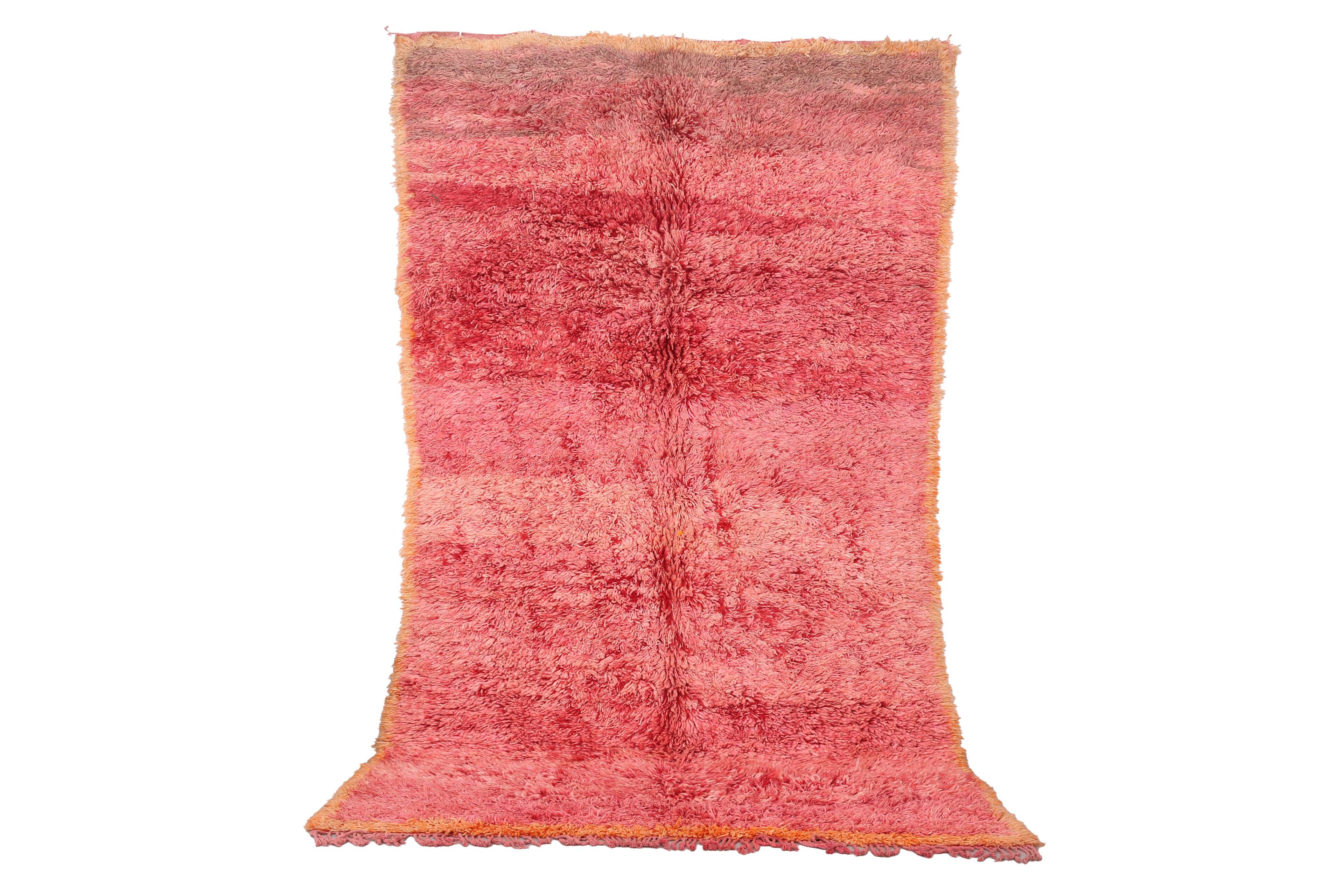 Vintage Moroccan Shag Rug 150 x 268 cm - Handmade Berber Rug - Wool Rug