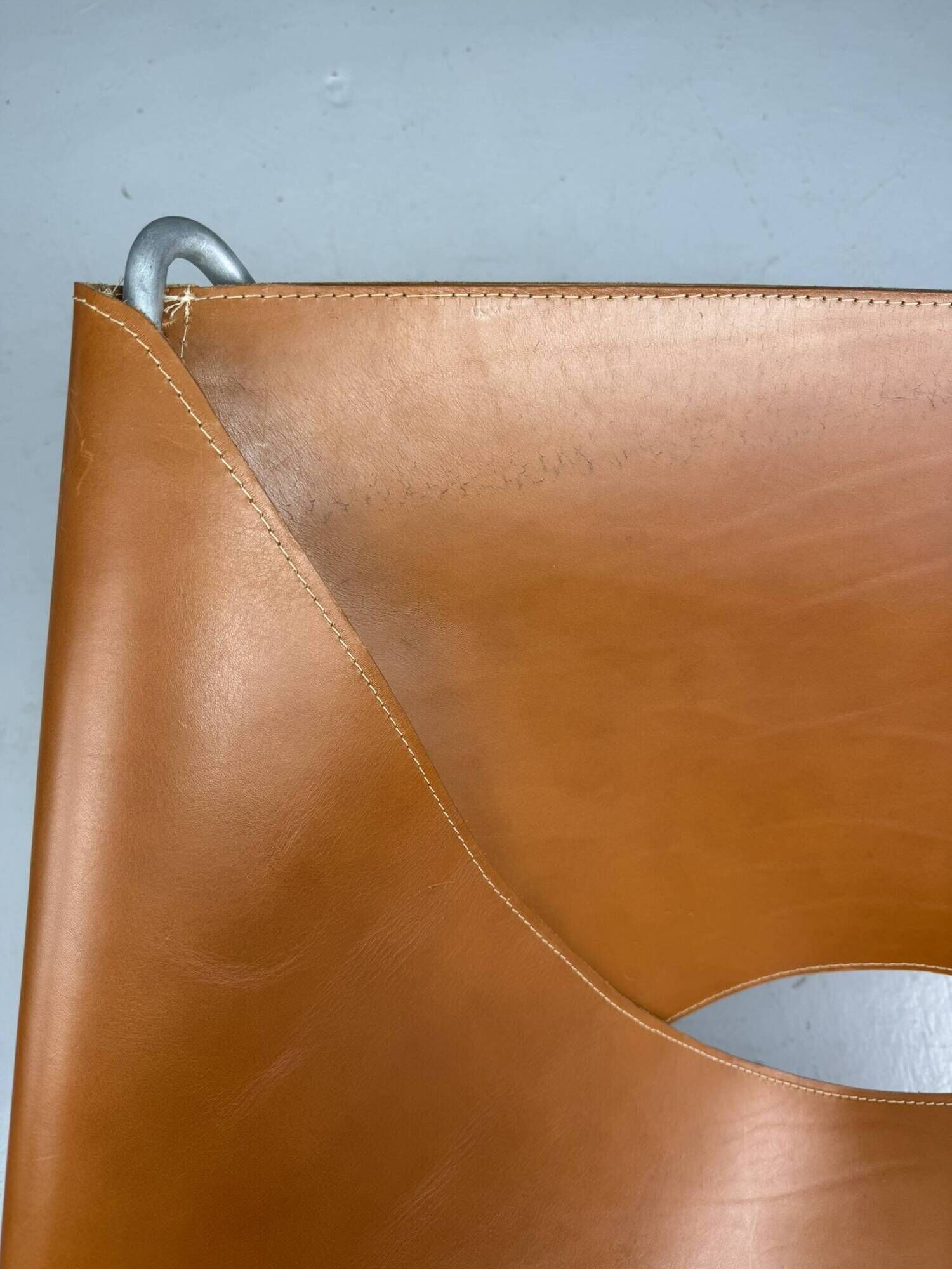 Pierre Paulin AP-14 cognac leather armchair for A. Polak, 1955