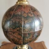 Vintage world-globe lamp foot