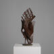 Abstract constructivist iron sculpture, signed CH, Netherlands, 1960s – I