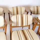 Set Of Six Dining Chairs Model 42 Made In Teak By Kai Kristiansen From 1960