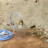Glass hanging lamp