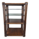 Etagère bambou verre fumé 1970