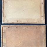 Watercolors XIX° "Landscapes of the countryside" signed A. Blin