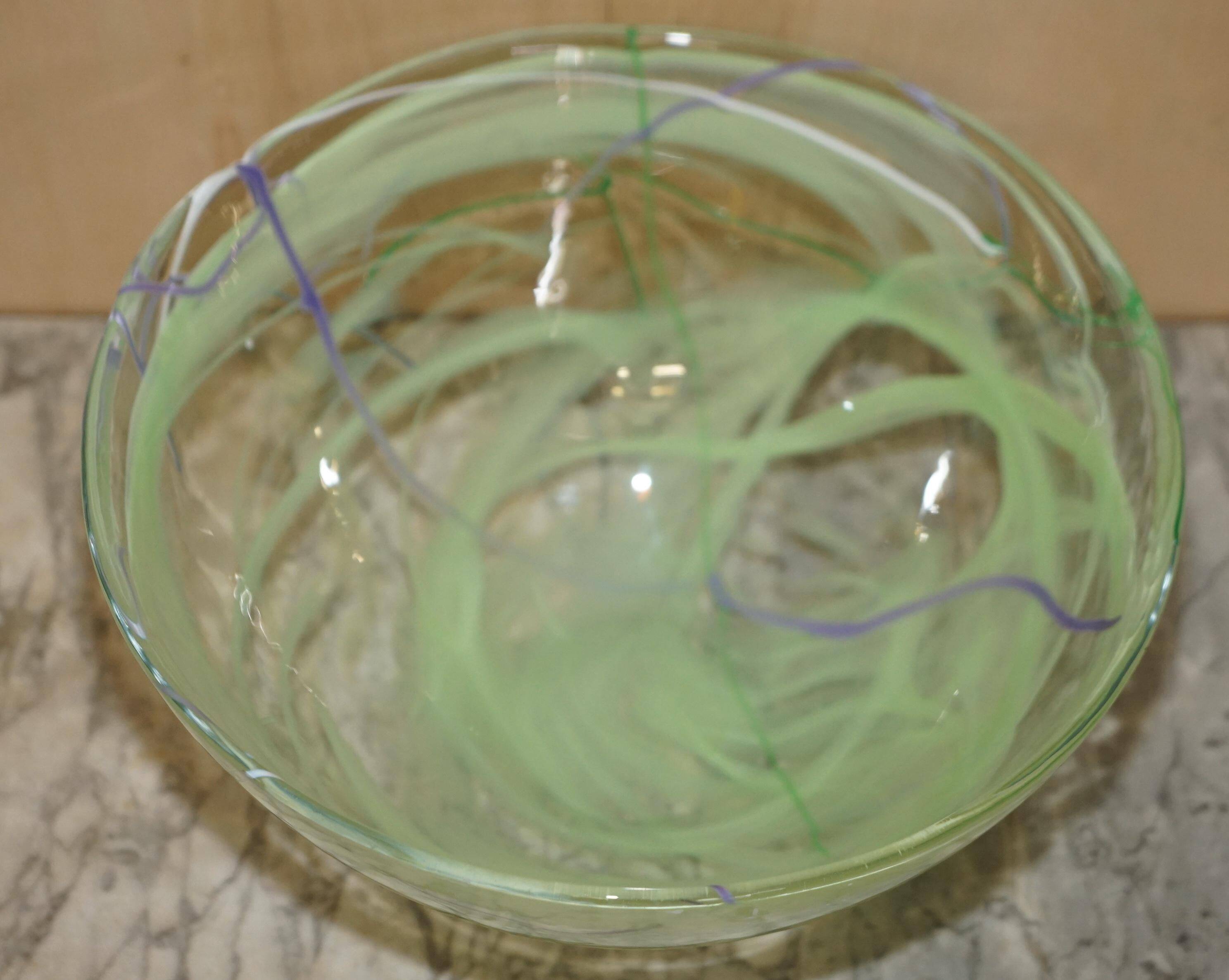 Kosta Boda decorative bowl in glass by Anna Ehrner
