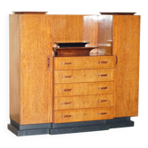 Art Deco Double Wardrobe Chest of Drawers 1920